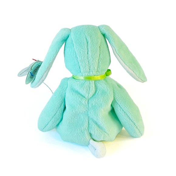 Vintage 1997 Ty Beanie Baby HIPPITY Green Rabbit w/ Tag - Rare Plush #4119 - Picture 2 of 7